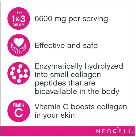Neocell Super Collagene + C 6000 MG 250 Comprimés